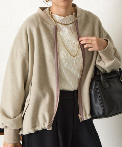 波浪提花套頭衫