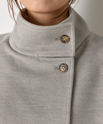 羊毛感立領夾克