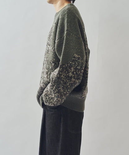 提花絨線針織衫