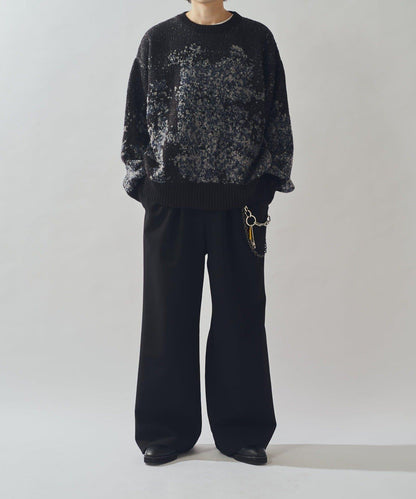 提花絨線針織衫