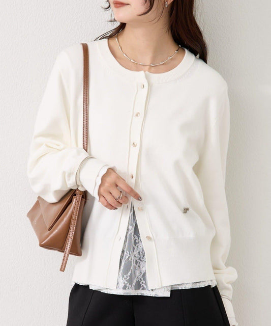 【色/黑色】帶吊墜日常開衫