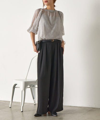 【さわ企畫】蕾絲蝴蝶結領帶套裝