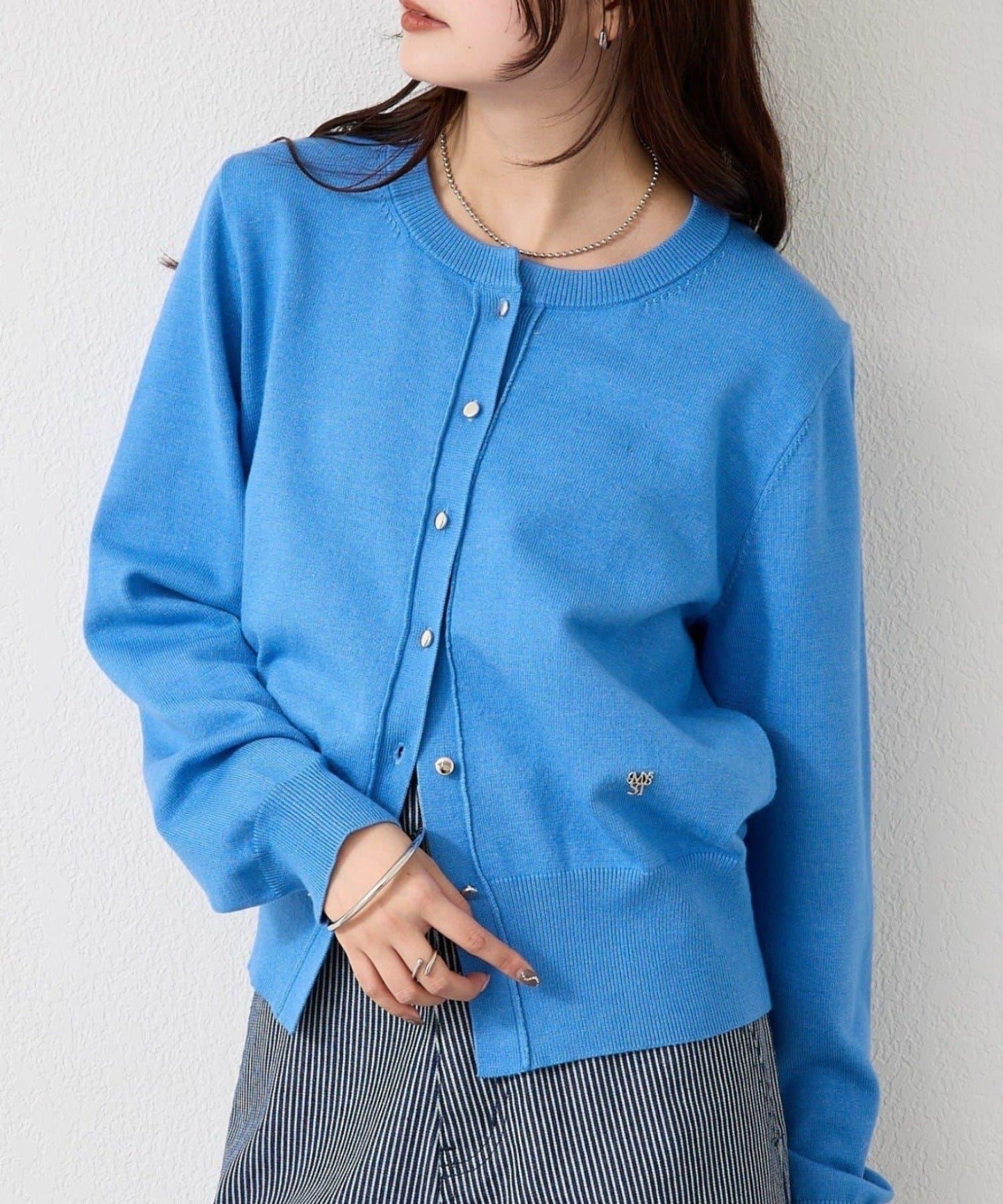 【色/黑色】帶吊墜日常開衫