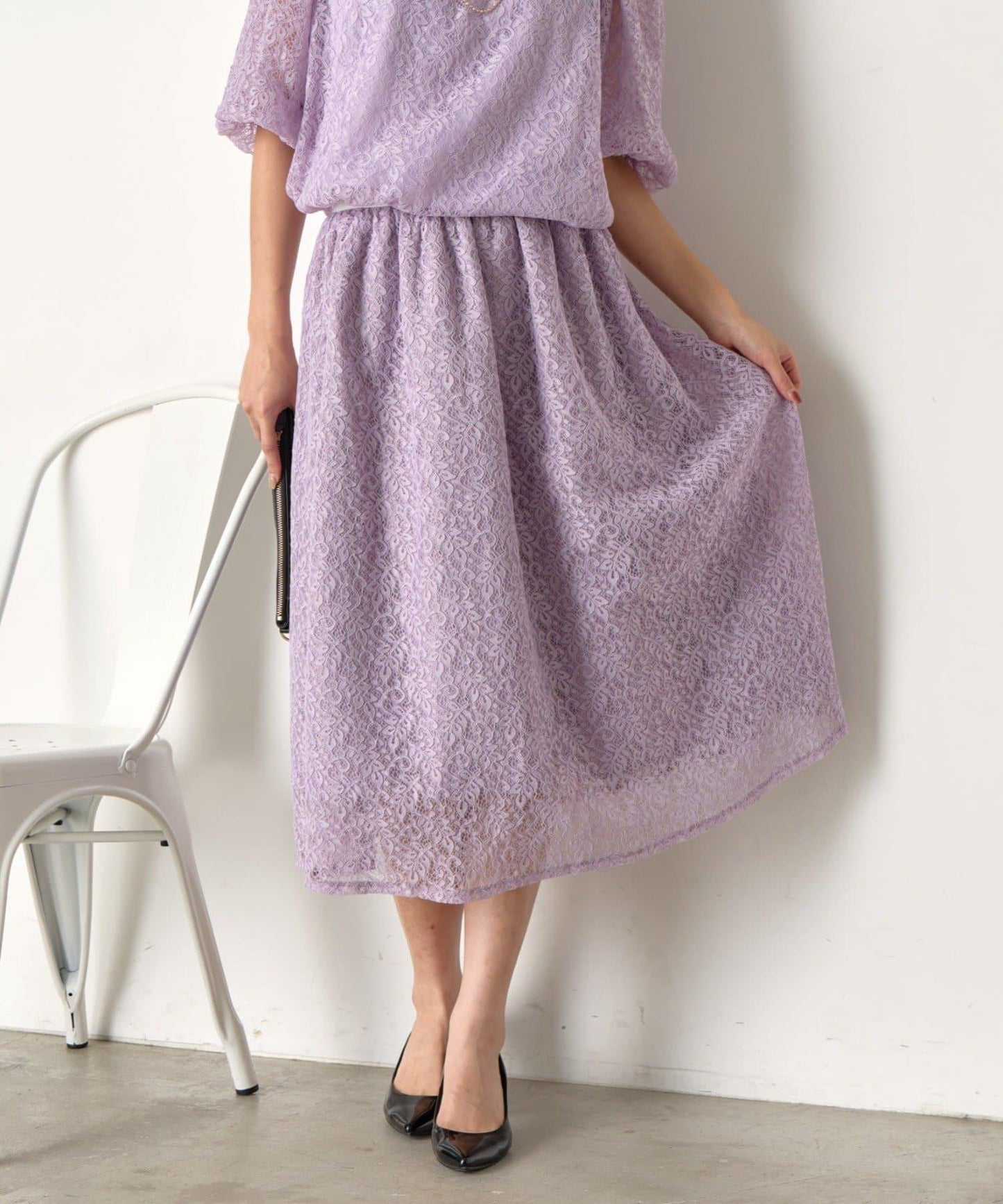 【さわ企畫】蕾絲蝴蝶結領帶套裝