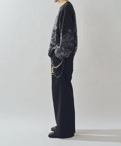 提花絨線針織衫