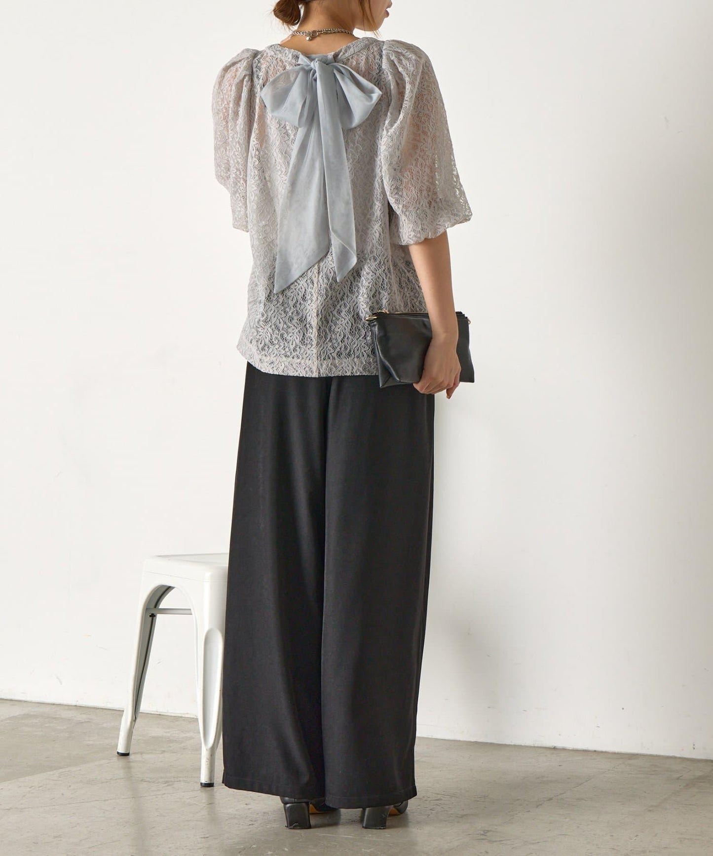 【さわ企畫】蕾絲蝴蝶結領帶套裝