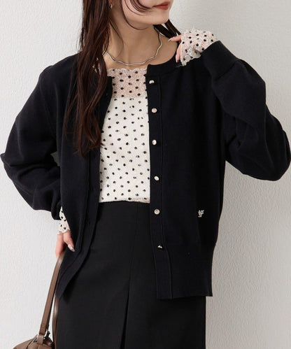 【色/黑色】帶吊墜日常開衫