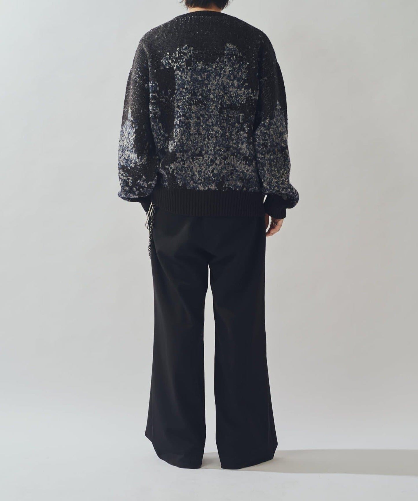 提花絨線針織衫