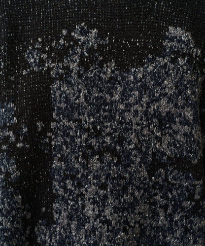 提花絨線針織衫