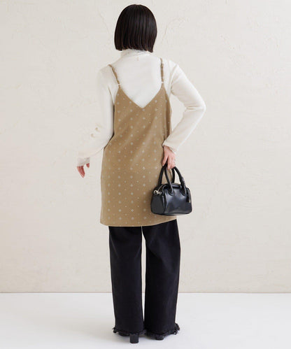 亮面天鵝絨迷你吊帶連衣裙