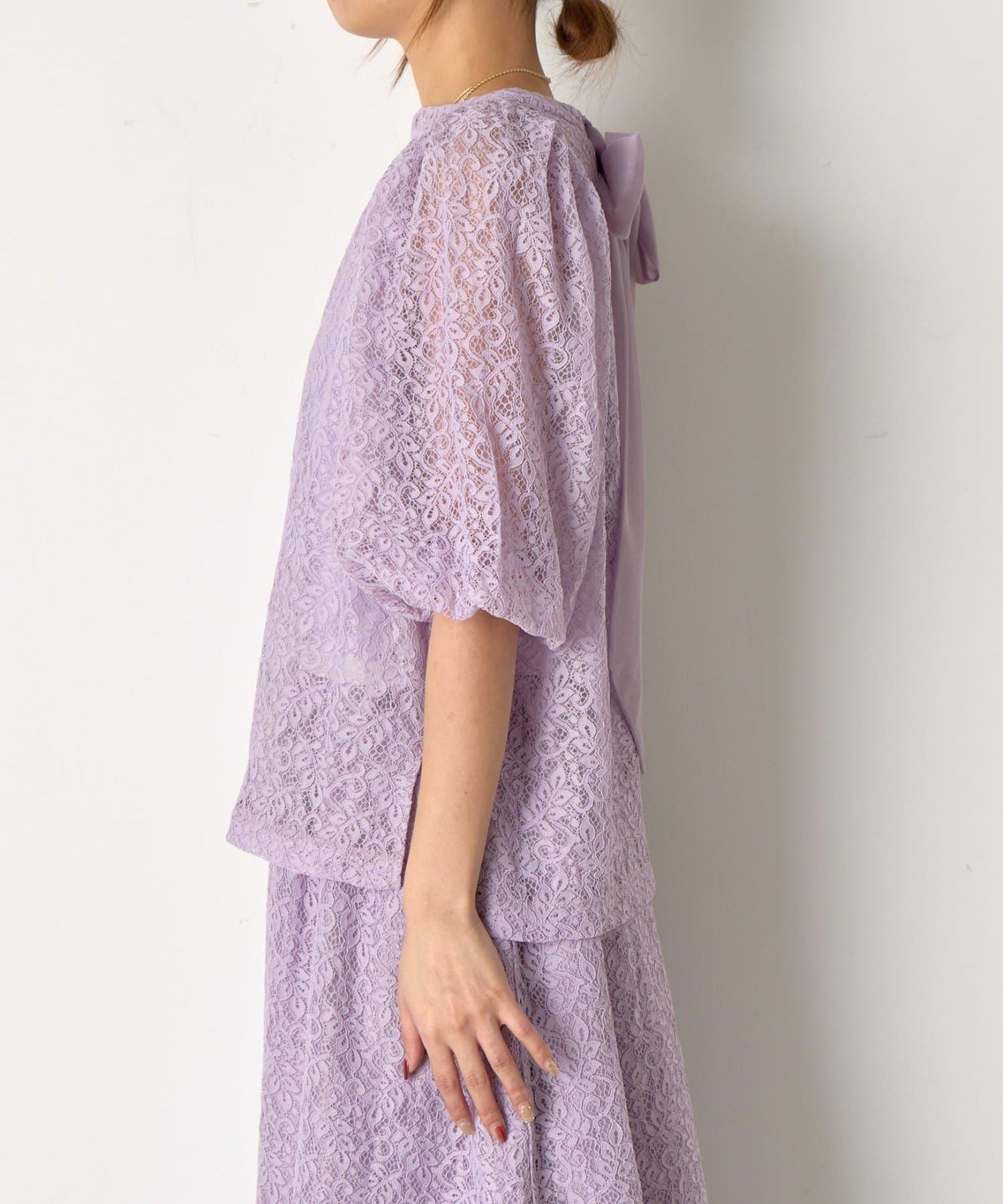 【さわ企畫】蕾絲蝴蝶結領帶套裝