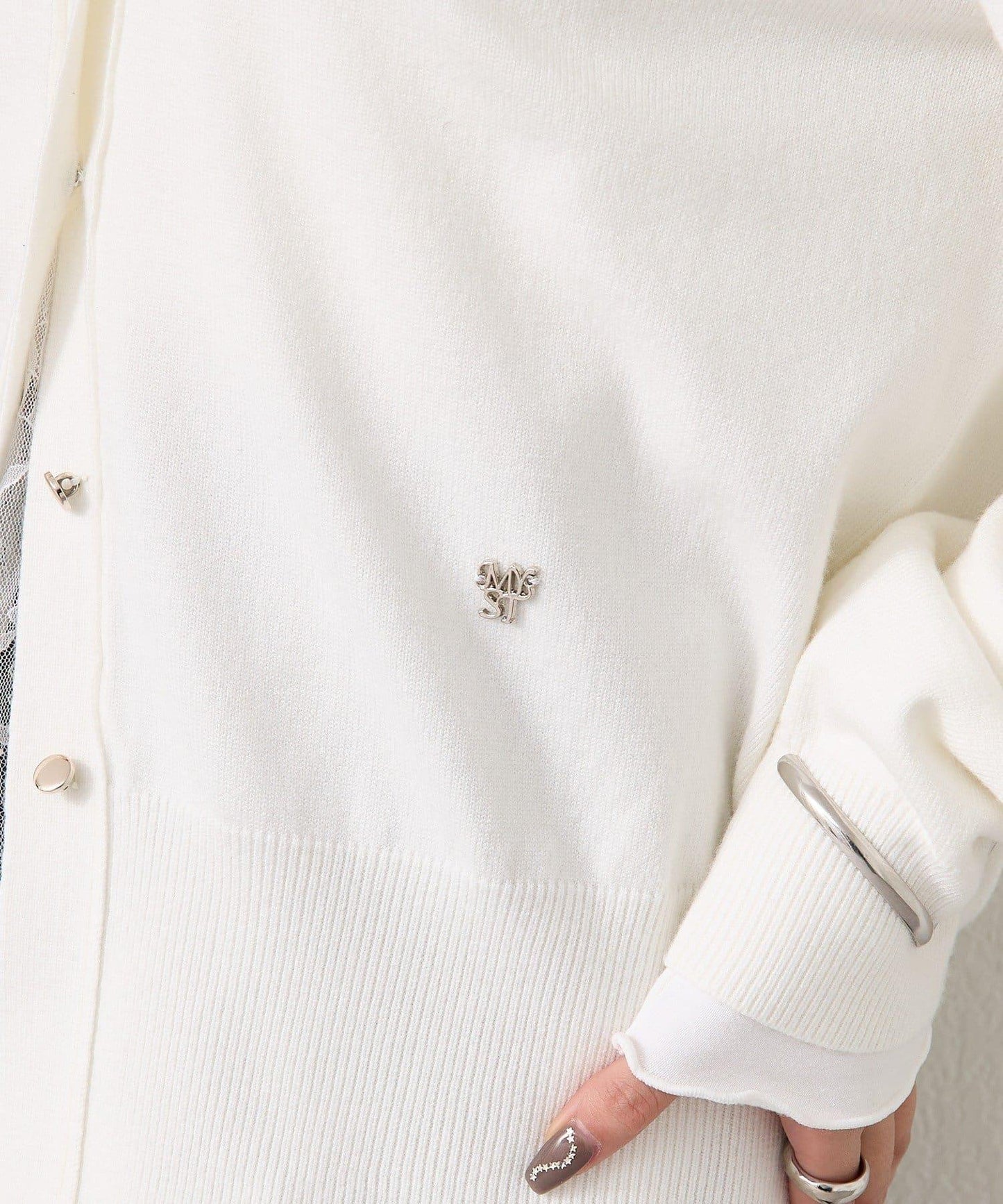 【色/黑色】帶吊墜日常開衫