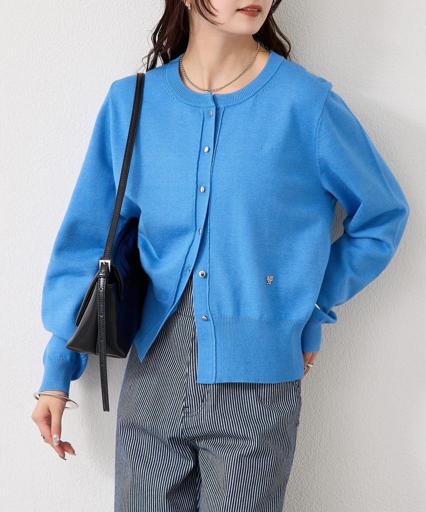 【色/黑色】帶吊墜日常開衫