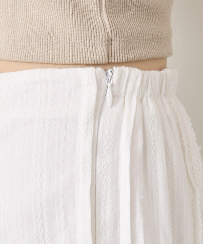 棉質荷葉邊迷你裙