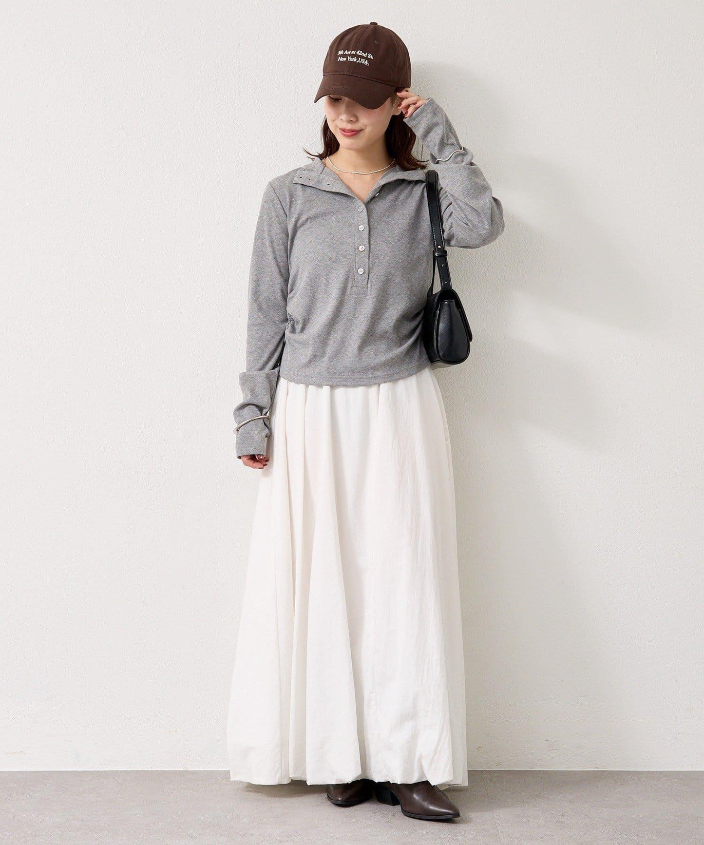 羅紋亨利領套頭衫