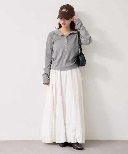 羅紋亨利領套頭衫