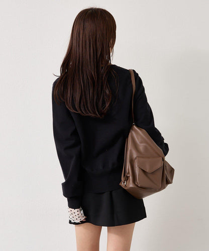 【色/黑色】帶吊墜日常開衫