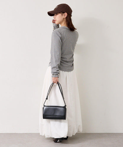 羅紋亨利領套頭衫