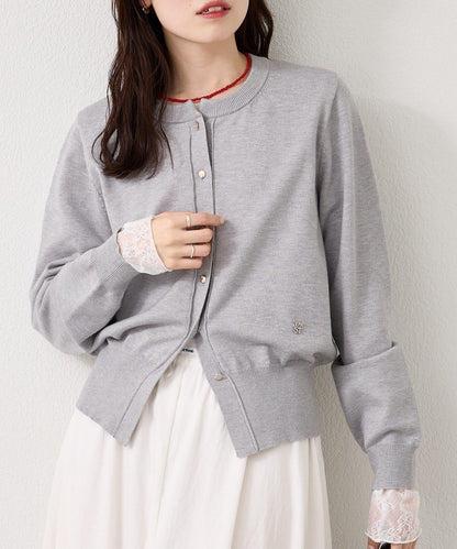 【色/黑色】帶吊墜日常開衫