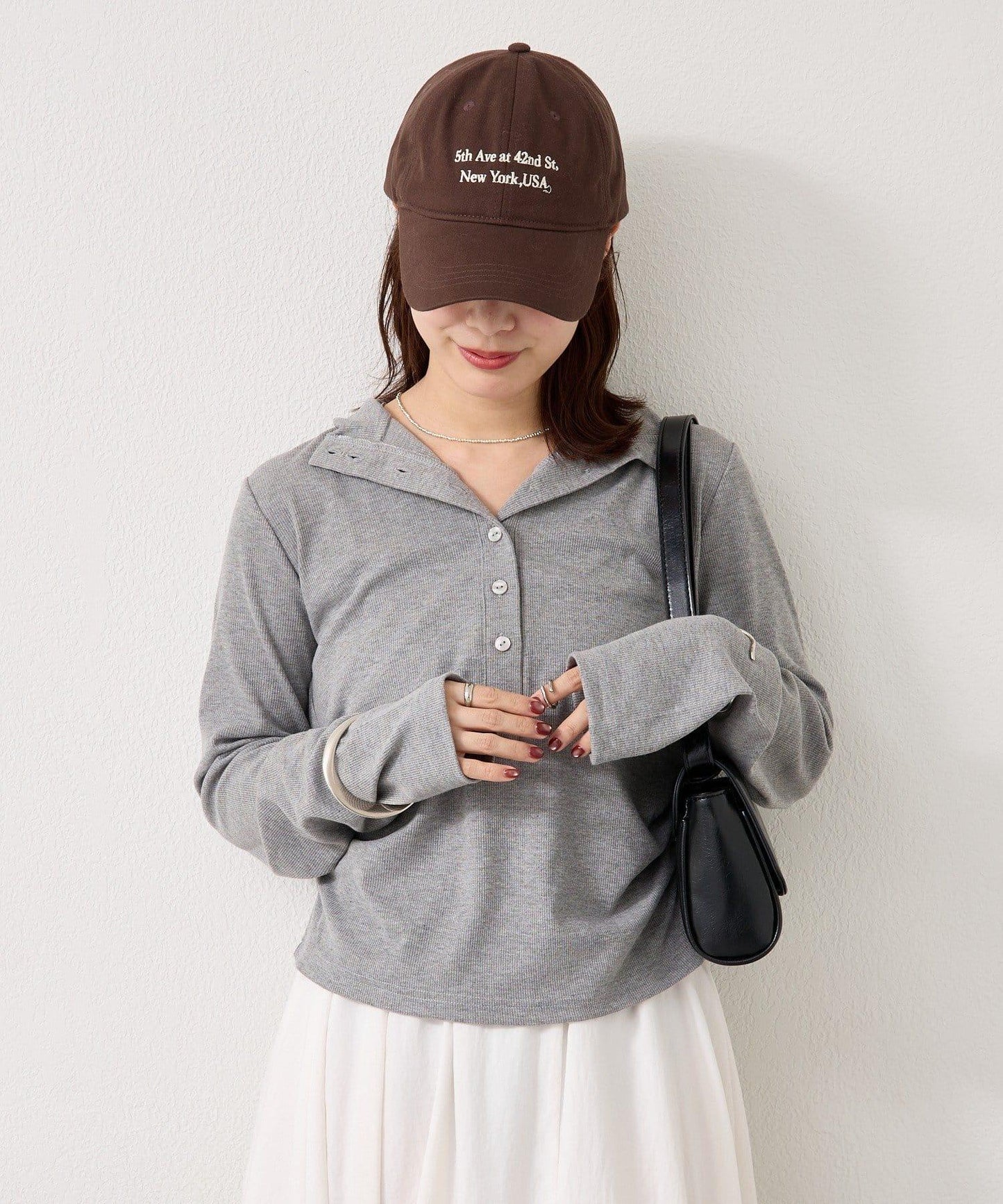 羅紋亨利領套頭衫