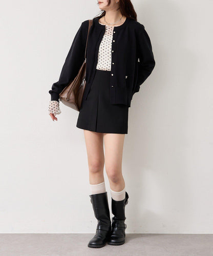 【色/黑色】帶吊墜日常開衫