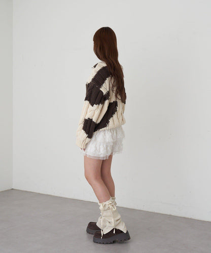 麻花寬鬆針織衫