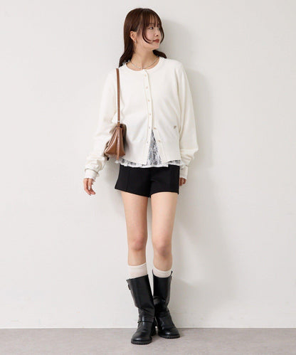 【色/黑色】帶吊墜日常開衫