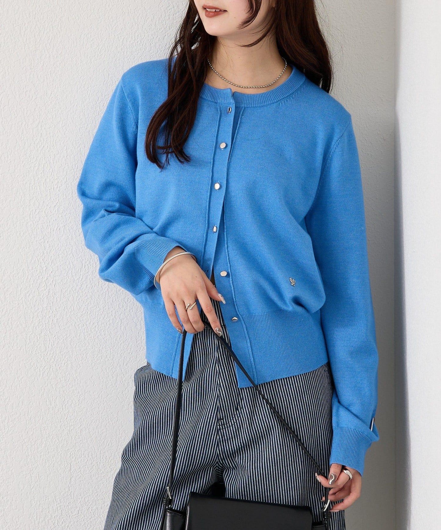 【色/黑色】帶吊墜日常開衫