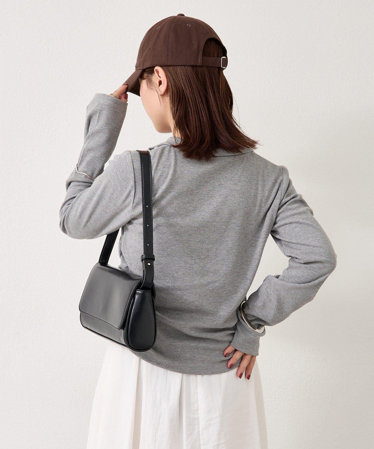 羅紋亨利領套頭衫