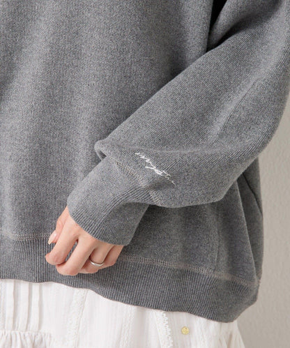 衛衣風格亨利領針織衫