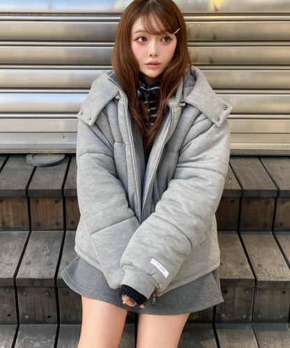 剪裁標誌羽絨服