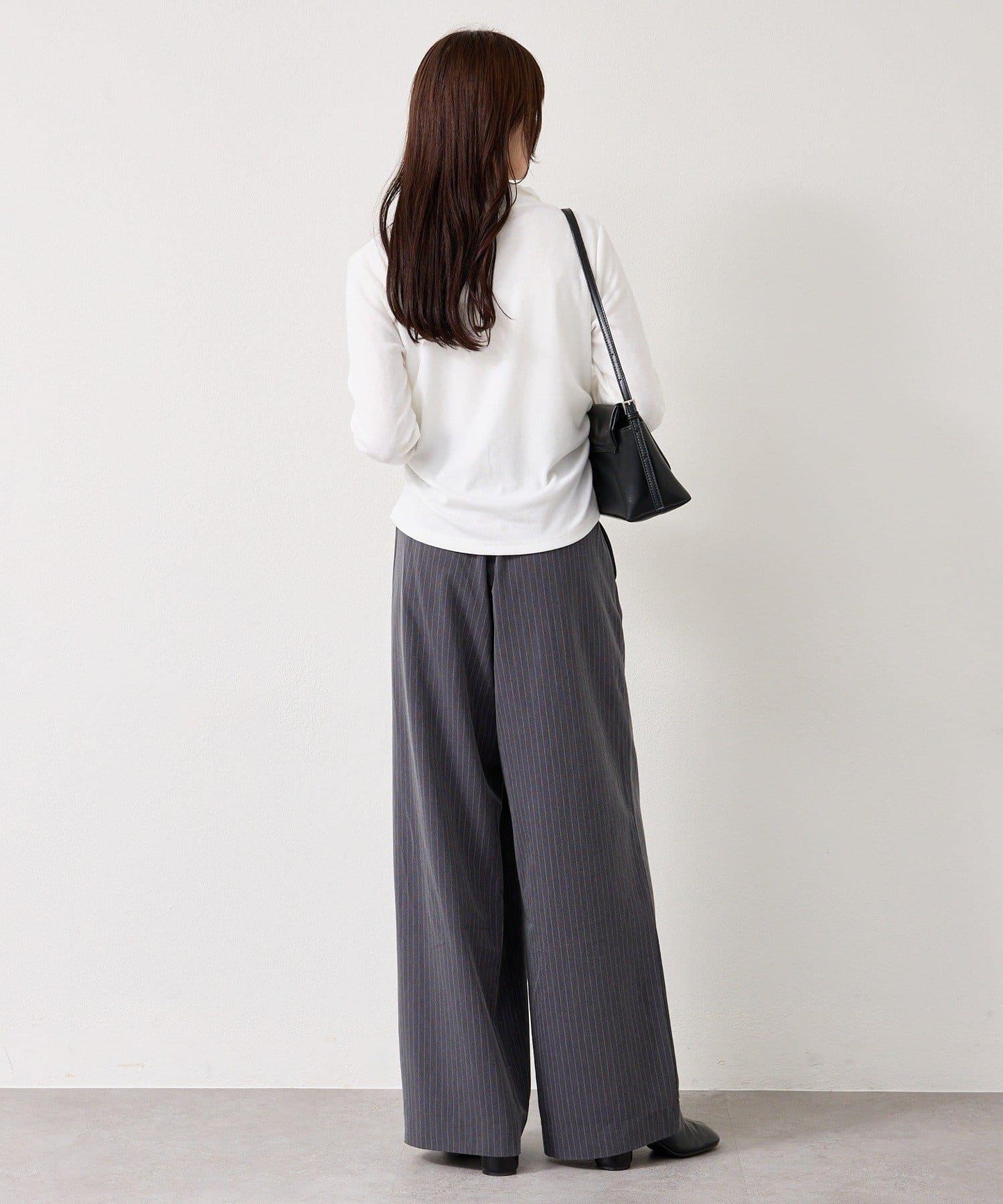 羅紋亨利領套頭衫