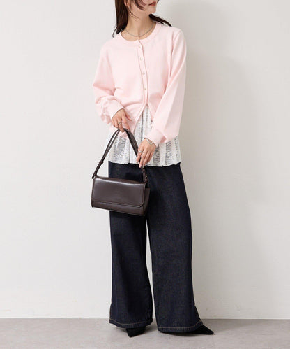 【色/黑色】帶吊墜日常開衫