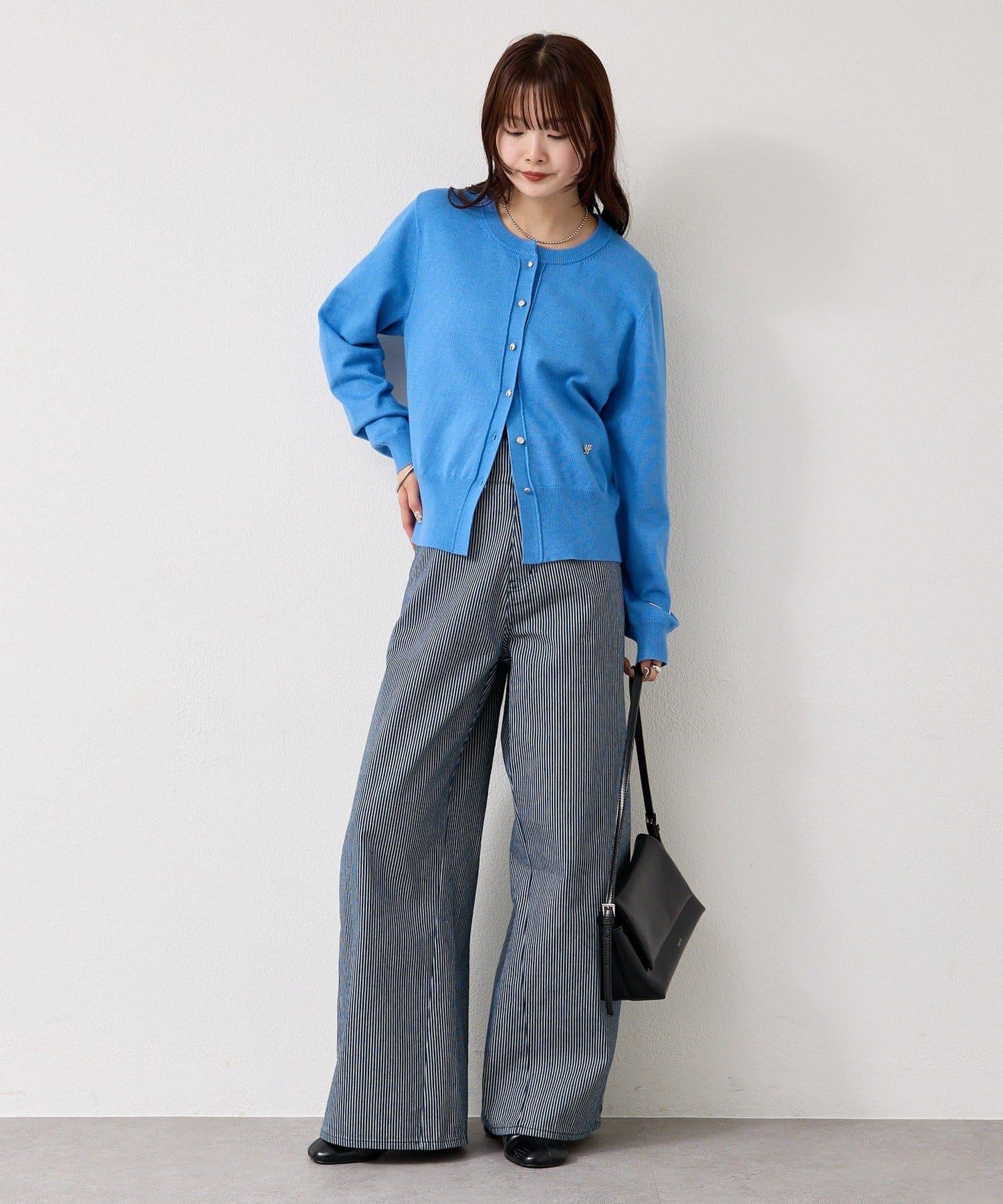 【色/黑色】帶吊墜日常開衫