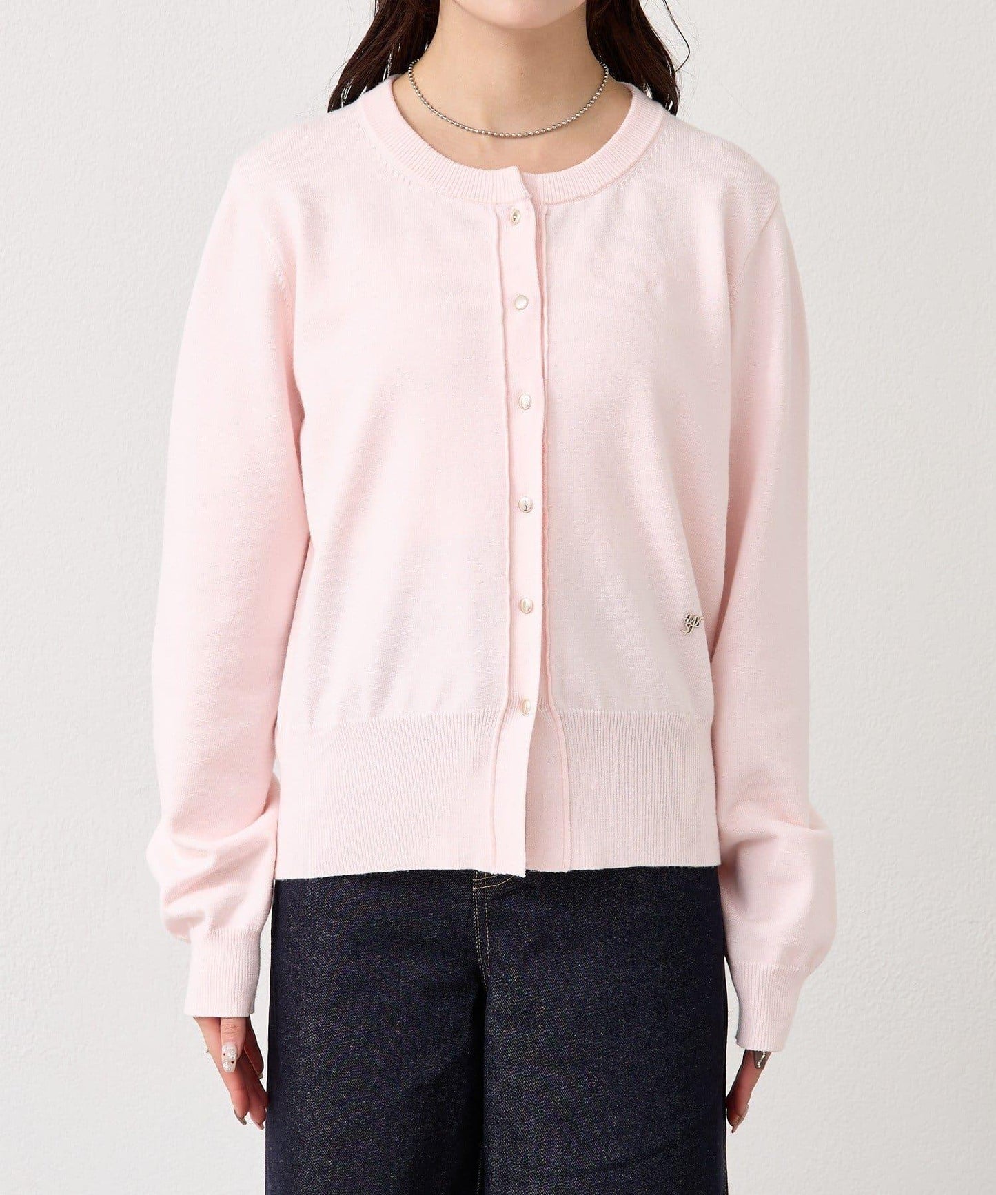 【色/黑色】帶吊墜日常開衫