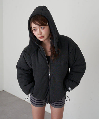 剪裁標誌羽絨服