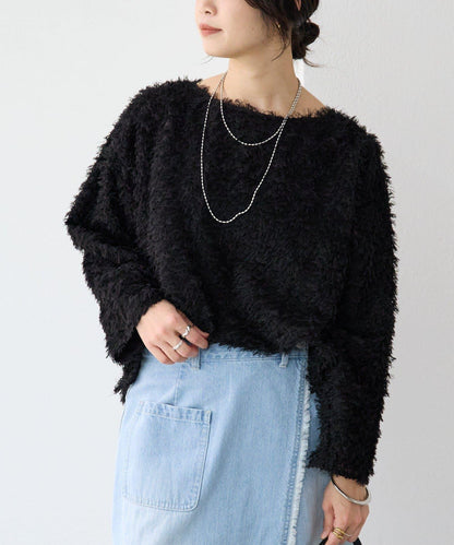 【適合正式場合】羽毛提花襯衫/預計12月下旬發貨