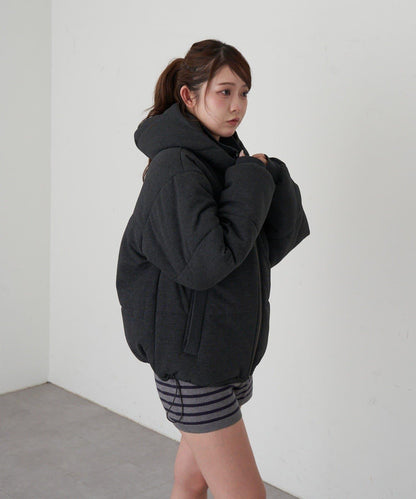 剪裁標誌羽絨服