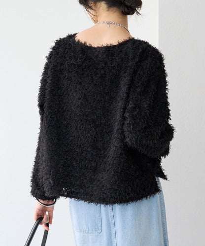 【適合正式場合】羽毛提花襯衫/預計12月下旬發貨