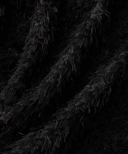 【適合正式場合】羽毛提花襯衫/預計12月下旬發貨