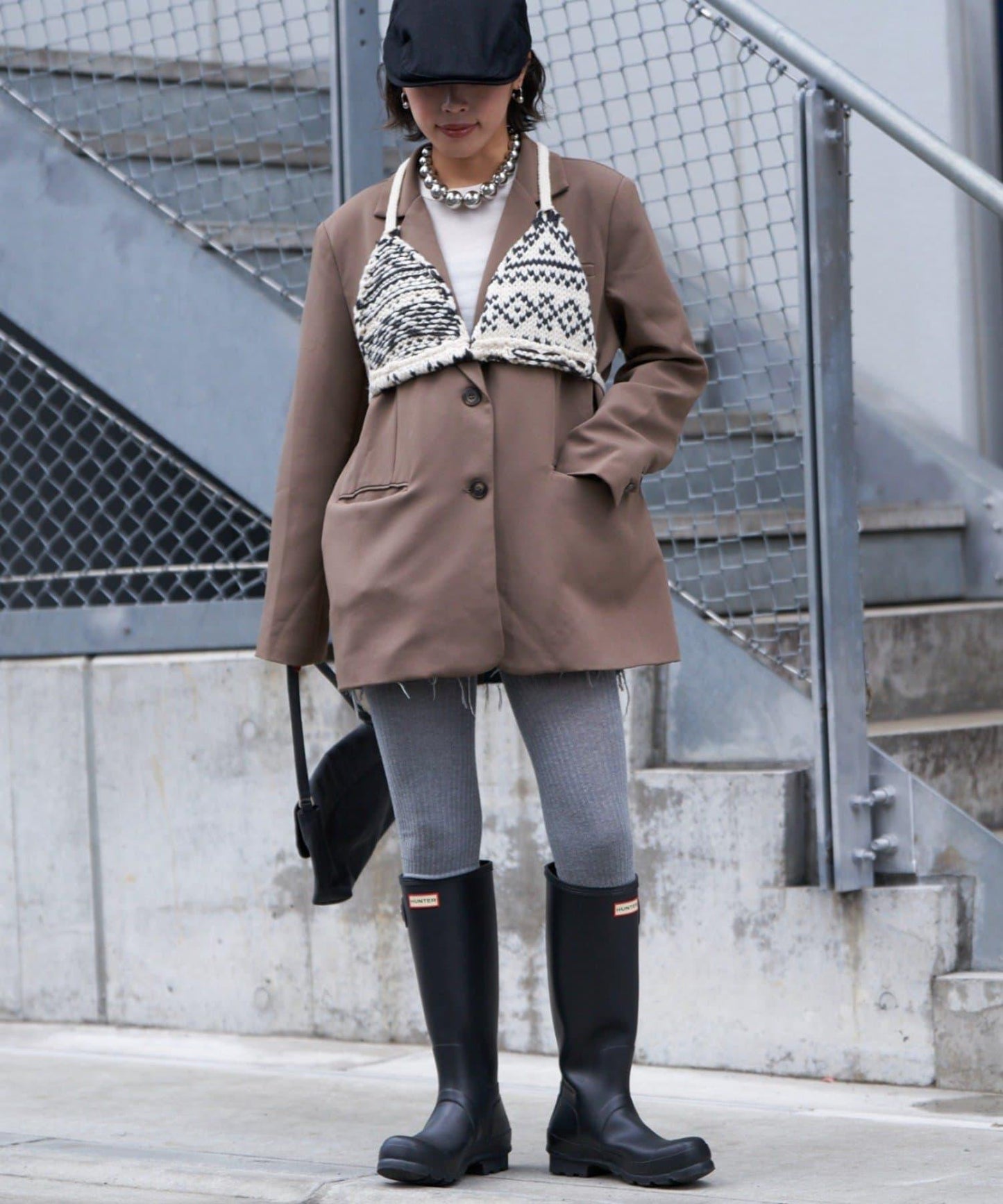 【etsinta/エシンタ】北歐風針織文胸背心