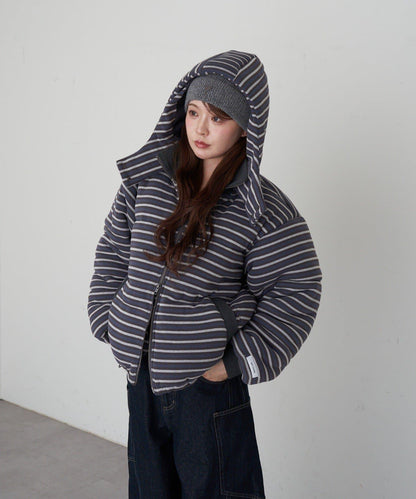 剪裁標誌羽絨服