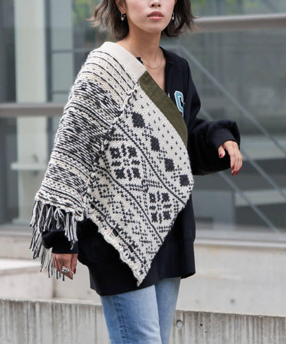 【etsinta/エシンタ】多穿法北歐風針織裹身半身裙