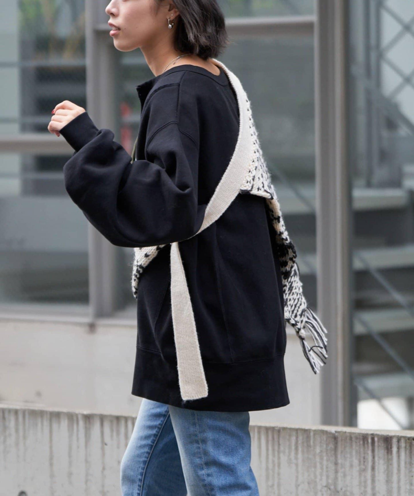 【etsinta/エシンタ】多穿法北歐風針織裹身半身裙