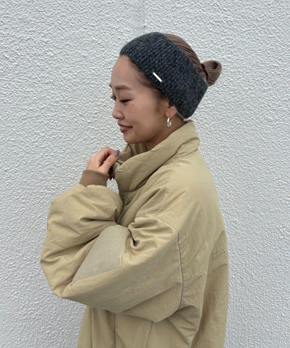 【平價】帶飾牌羅紋髮帶