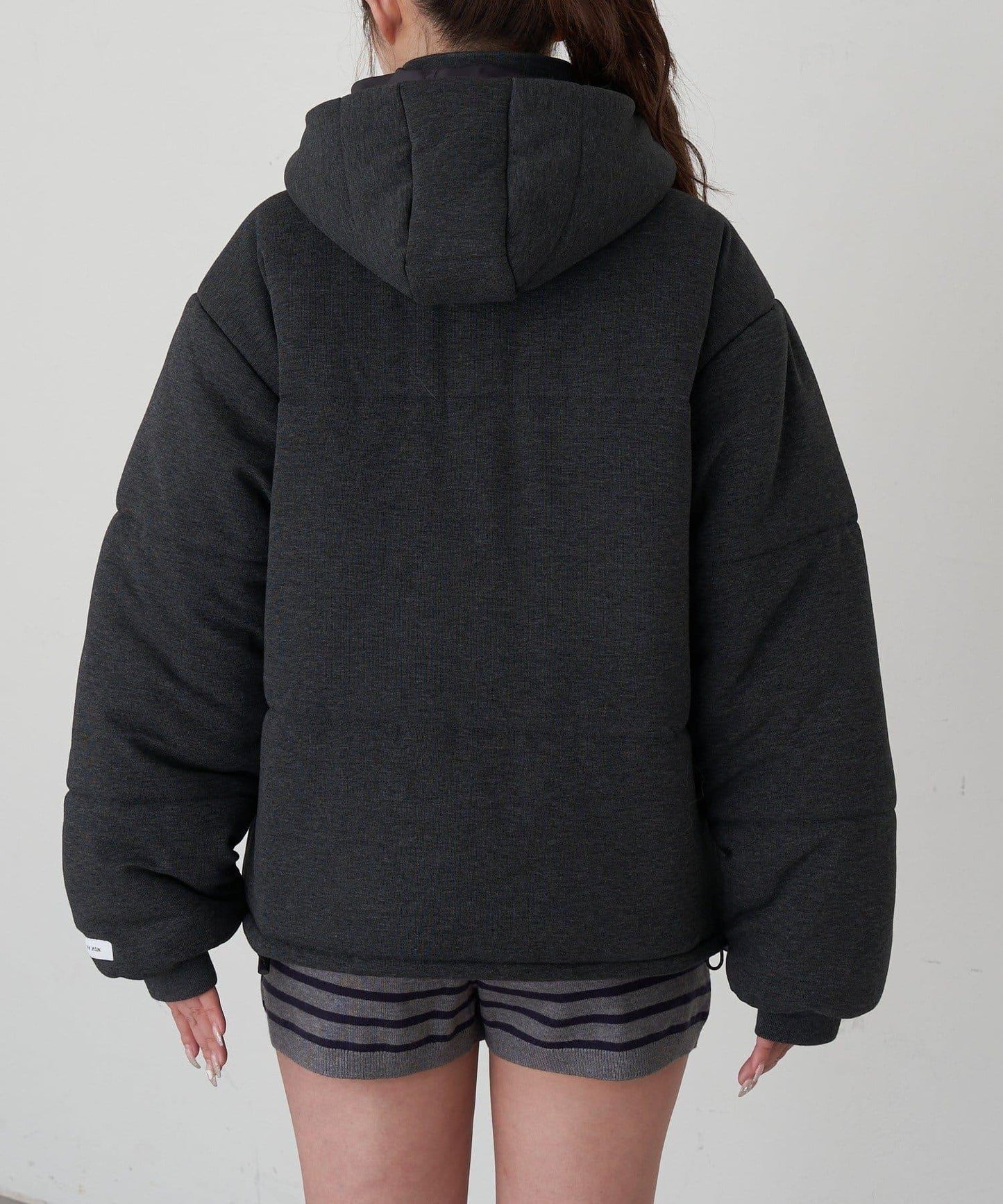 剪裁標誌羽絨服