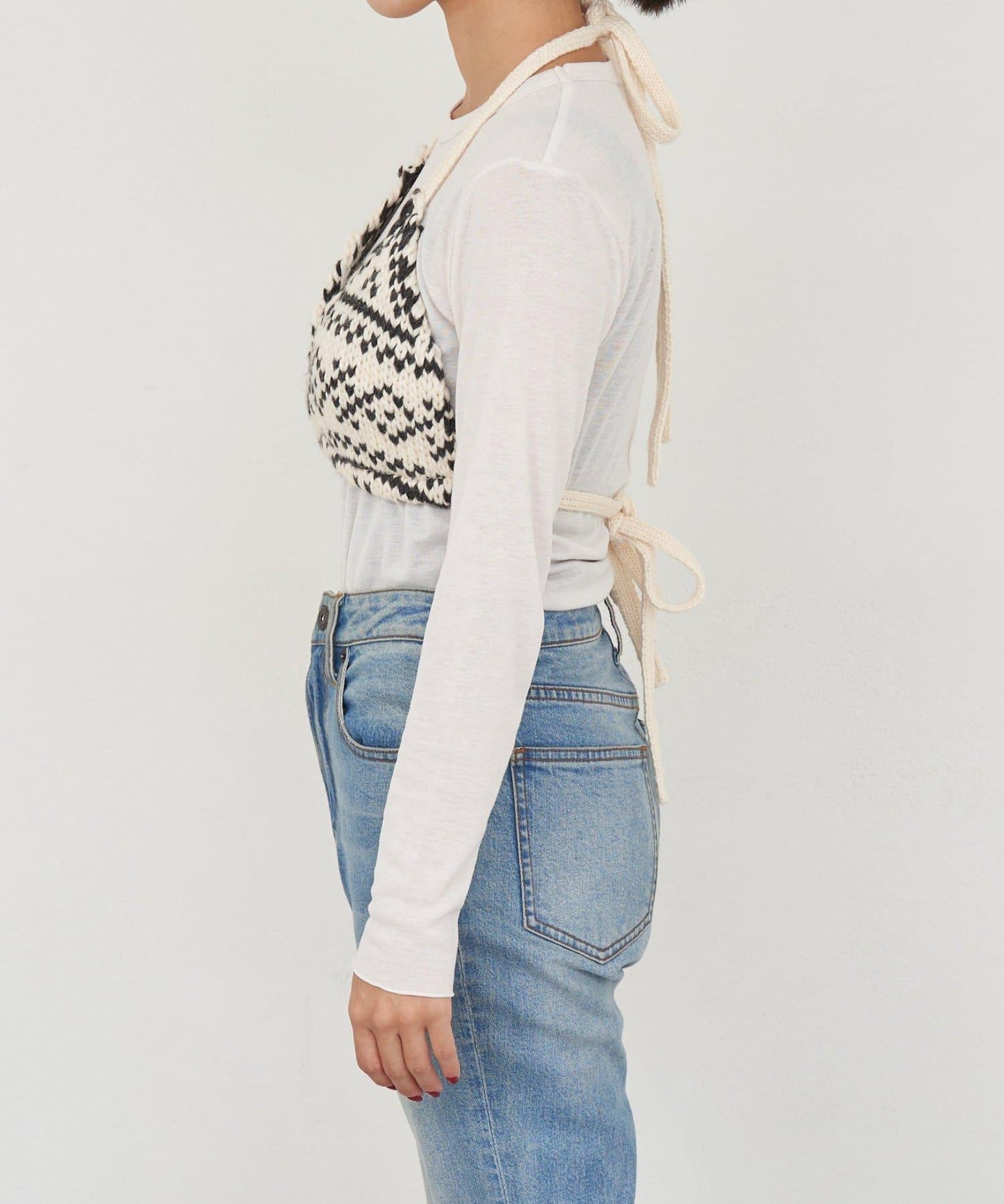 【etsinta/エシンタ】北歐風針織文胸背心