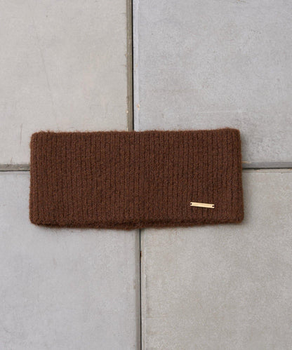 【平價】帶飾牌羅紋髮帶