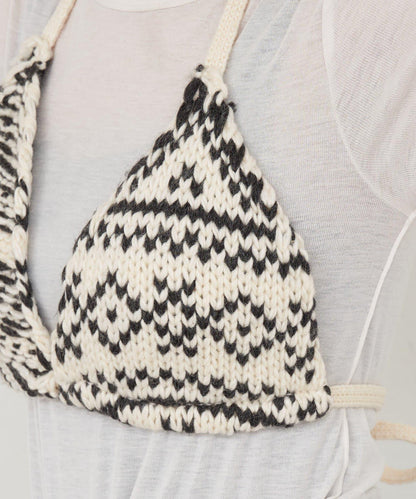 【etsinta/エシンタ】北歐風針織文胸背心