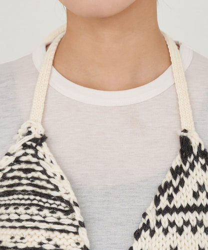 【etsinta/エシンタ】北歐風針織文胸背心